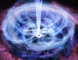 L'altra faccia di una galassia mostruosa