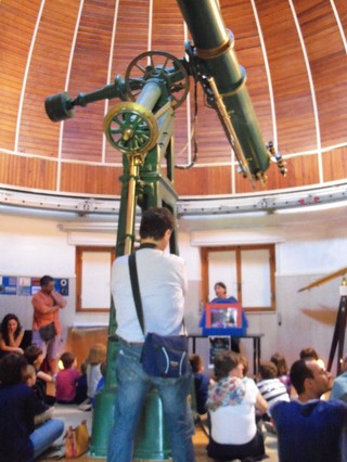 IL teatro Kamishibai nella Cupola Amici dell'Osservatorio di Arcetri