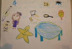 i bambini inventano e illustrano storie sugli extraterrestri